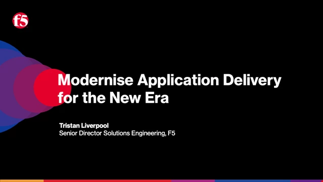 Modernise Application Delivery for the New Era